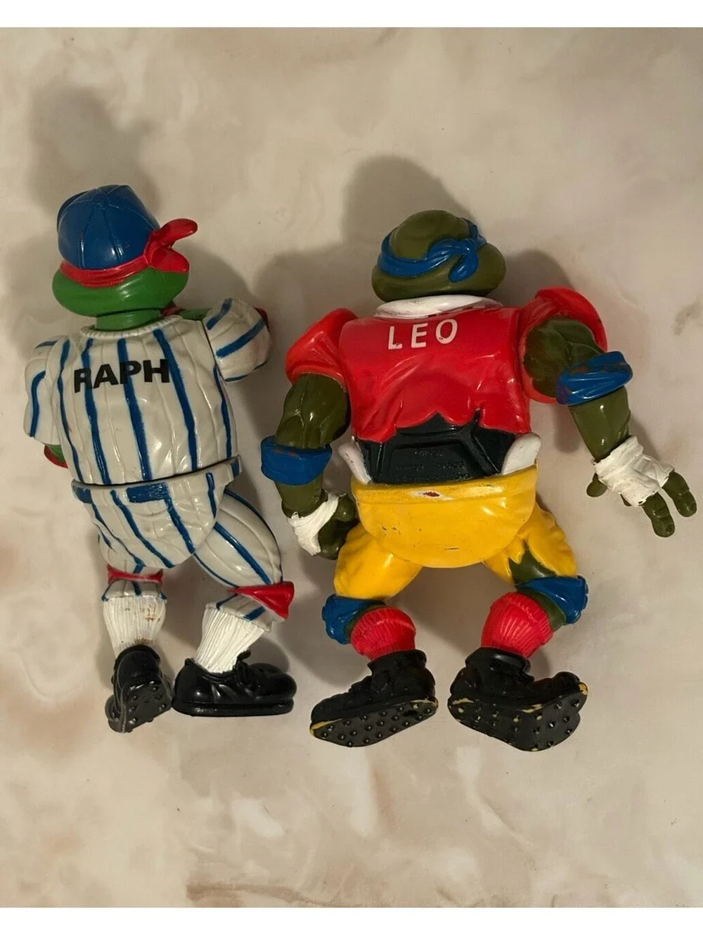 Lot of 4 Vintage TMNT Teenage Mutant Ninja Turtles 1992 Action Figures Toys